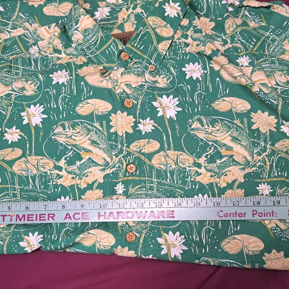 Flyshacker Men's Fish Shirt size large - Picture 8 of 8